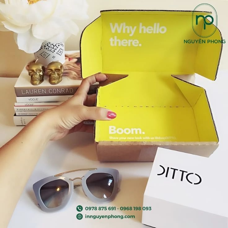 Mẫu hốp sóng giá rẻ đựng kính